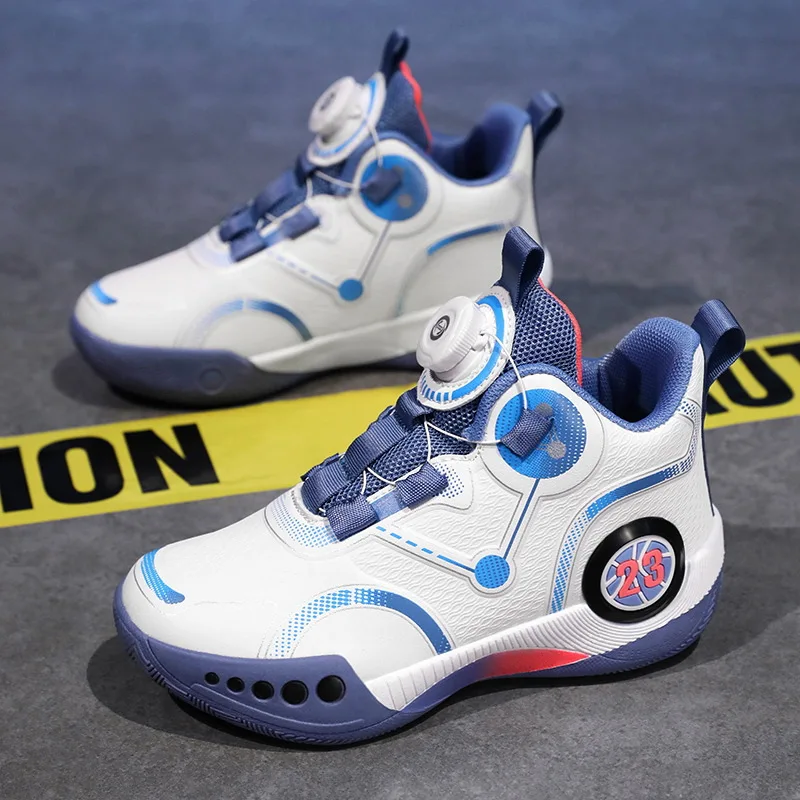 Casual Kids Basketball Shoes Boys Training Sneakers Fashion Wearproof Running Shoes for Boys Sports Sneakers