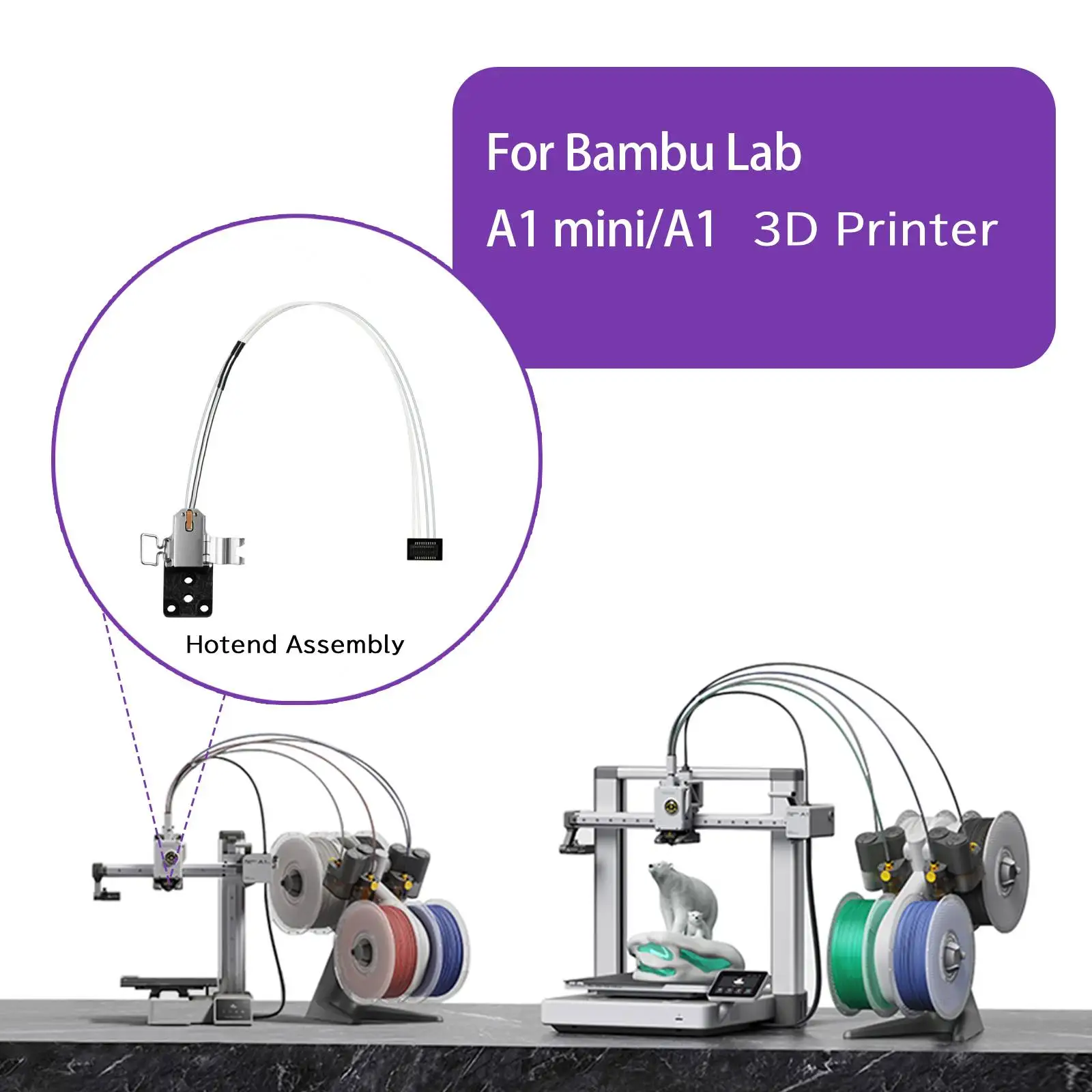 

A1/A1 Мини-нагревательный комплект в сборе для Bambu Lab A1 Mini/A1 3D-принтер, нагревательный компонент с горячим концом