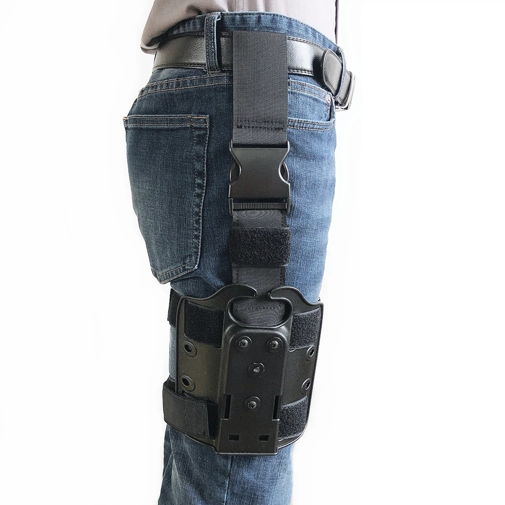 Funda de pierna táctica para pistola – Adaptador universal de paleta - imagen 3