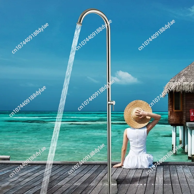 

Outdoor stainless steel shower column, swimming pool, villa, garden, bathhouse, beach, shower, shower set, faucet, separate