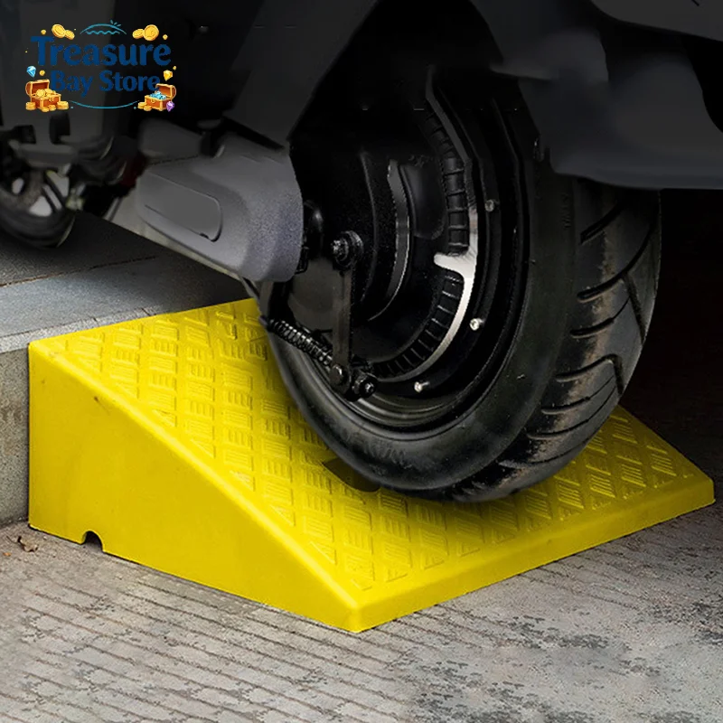 1Pc Plastic Kerb Ramp Non-Slip Threshold Ramp 30/40/50MM Height For Cars Bicycles Wheelchairs Going Uphill Smooth Transitions