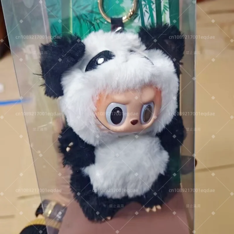 Hot Nieuwe Collectie Monster Labubu Serie Chinese Panda Creat Handgemaakte Verandering Vinyl Poppen Ornament Replica Desktop Speelgoed Verjaardagscadeau