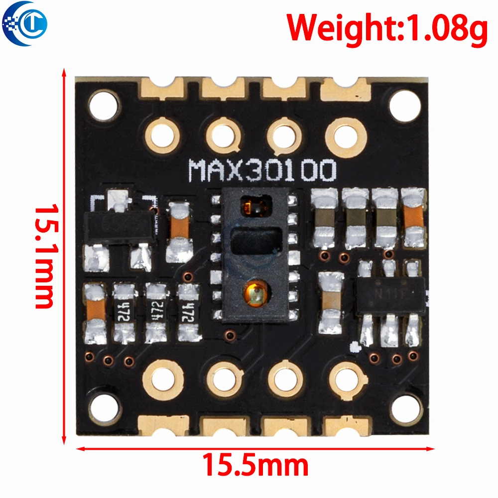 MAX30100 MAX30102 Heart Rate SpO2 Oximeter Sensor Module, Ultra Low Power Breakout Board, 1PC for Arduino