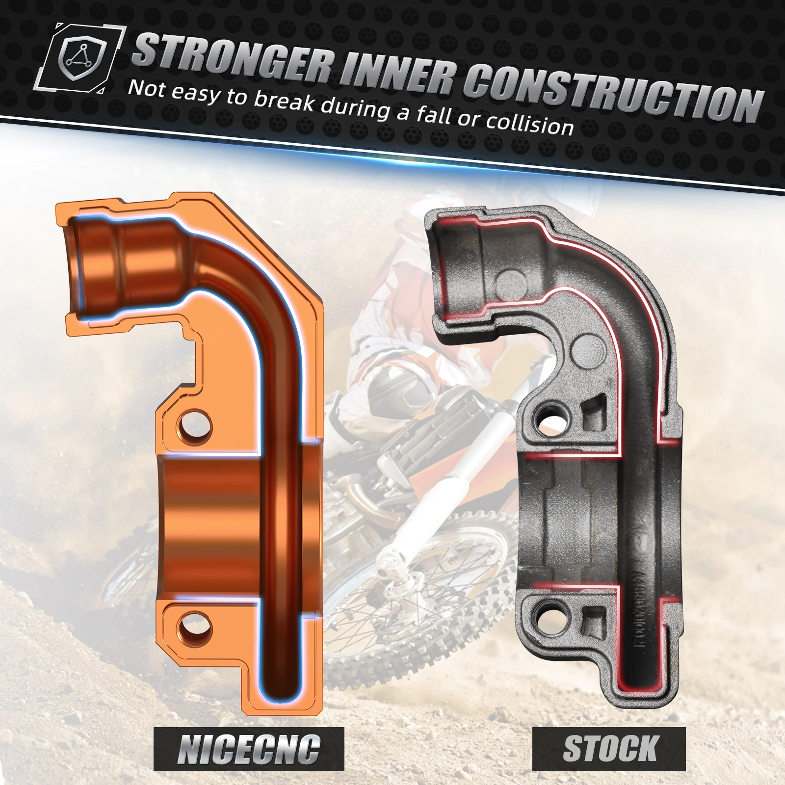 2024-2025 ل KTM EXC 300 EXC 450 EXCF 350 XCW XCF-W XWF خنق الإسكان غطاء حماية SX 125 SXF 250 SXF 450 XC XCF 2023-2025 #5