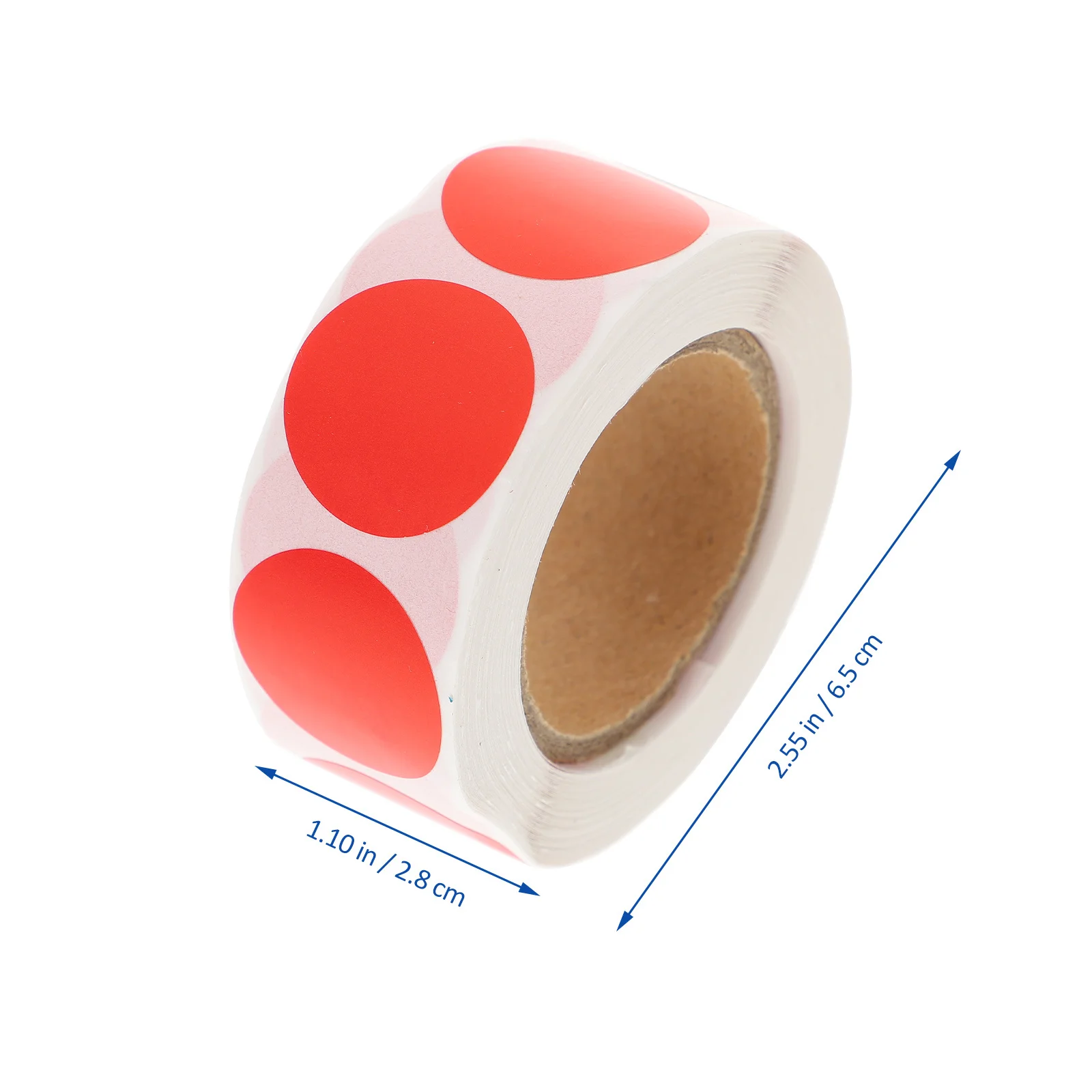 1 لفة من ملصقات النقاط المستديرة الملونة القابلة للإزالة لتغليف صندوق الهدايا والمغلفات واللوازم المكتبية #4