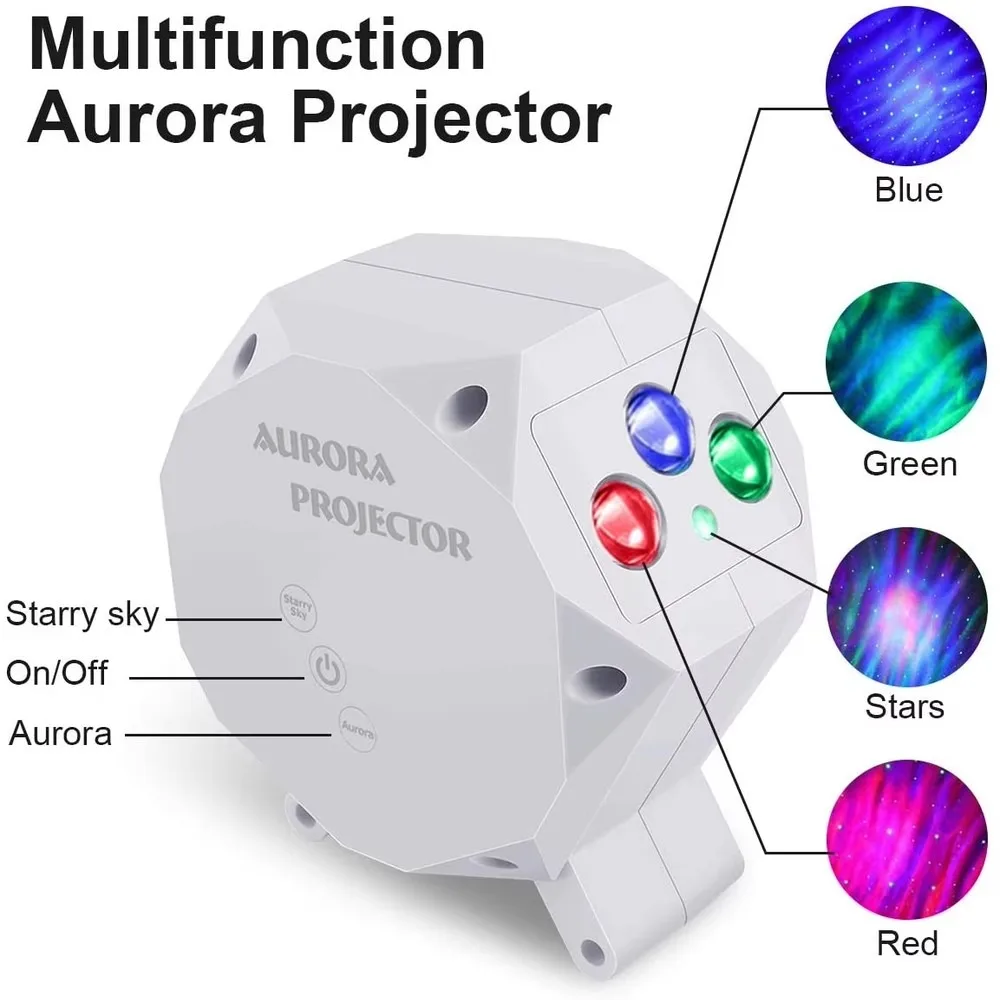 360 Star Projector Night Light for Galaxy Starry Sky Projector for Bedroom Home Planetarium Universe Cosmos Mood Lamp