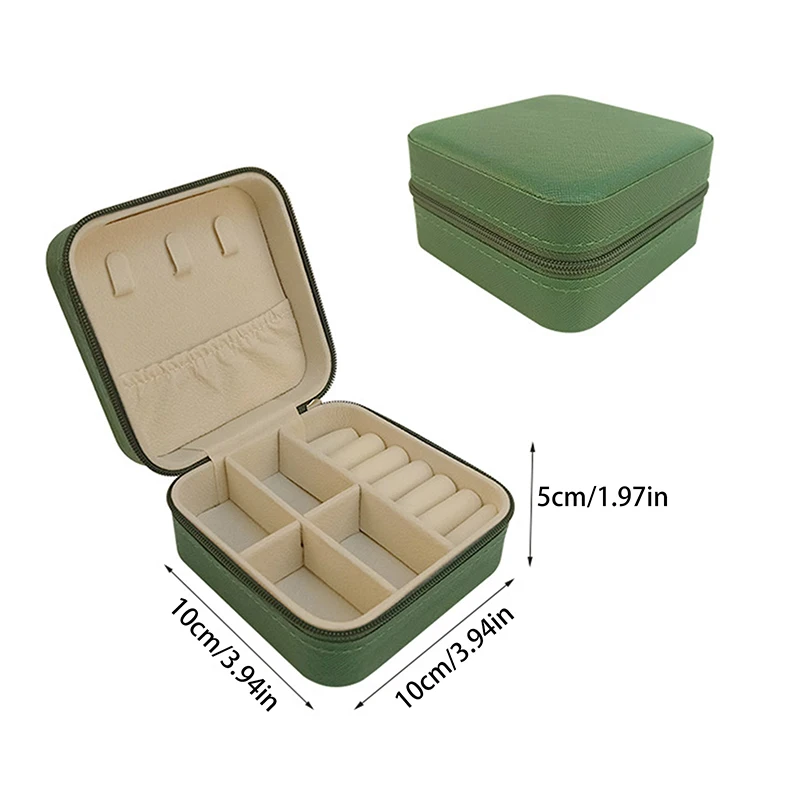 Jewelry Case Boxes Earring Ring Necklace Ring Display Organizer Box
