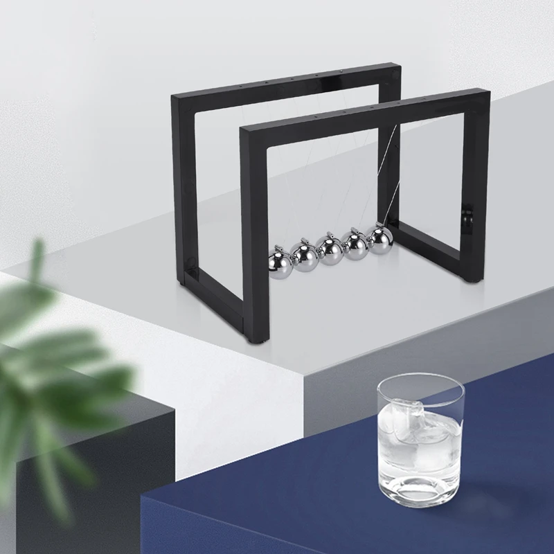 Newton Balls Cradle Balance Ball Newtons Pendulum Ornaments Home Decorations Desk Decoraction Toy Gift image 5