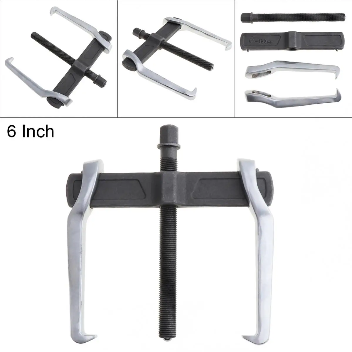 6 inch 2-Claws Jaw Puller Separate Lifting Device Strengthen Car Inner Bearing Puller Gear Extractor for Auto Car Repair Tools