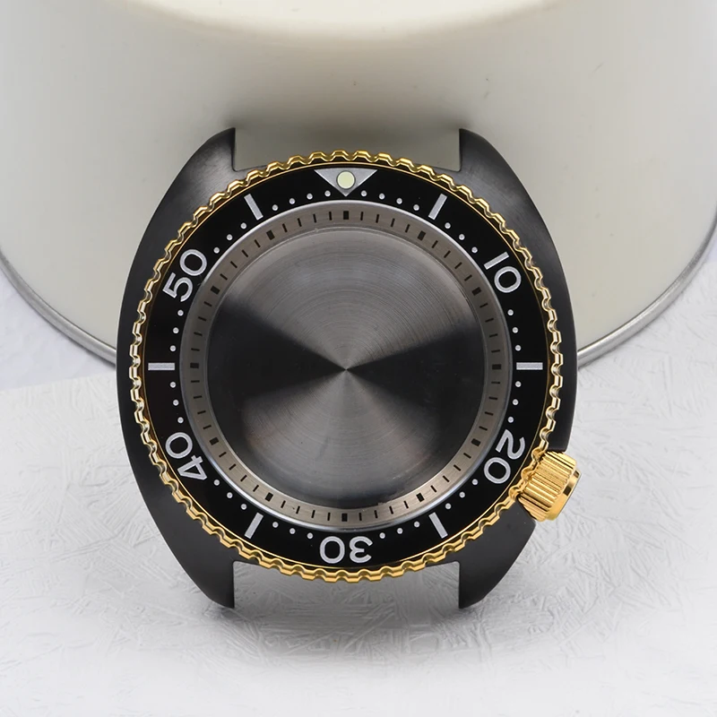 

Стальной корпус часов подходит для Seiko Abalone 6309 C3, светящееся сапфировое стекло, корпус часов для дайвинга для NH35/NH36, модные часы с автоматическим механизмом