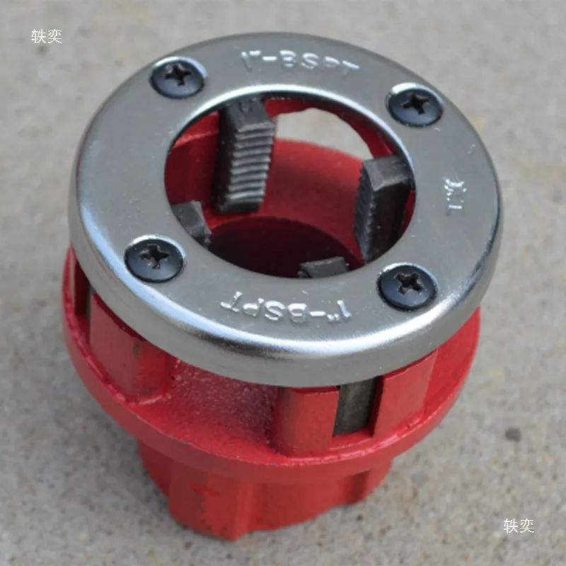 Manual Threading Machine Die Head Accessory,Handheld Water Pipe Tapping Tool,Plumbing Thread Ratchet,Pipeline Repair Tool