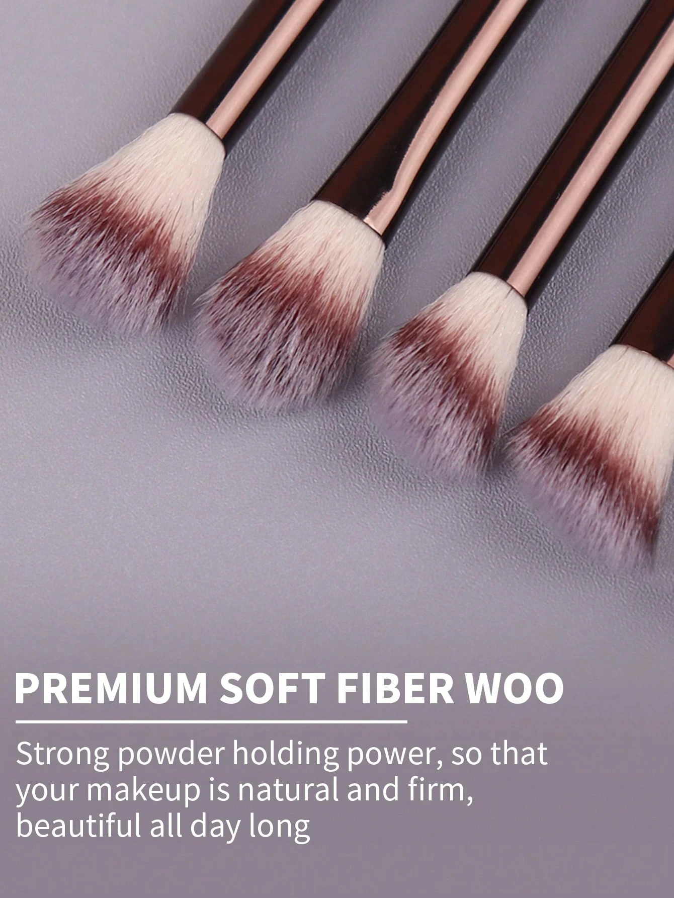 Set di pennelli per trucco professionale da 13 pezzi, include pennelli per trucco in tubo di alluminio morbido: pennello per fondotinta, pennello per contorno, pennello per fard