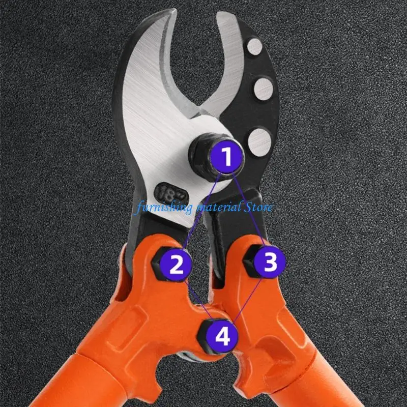 Y5GD Labor Saving Leverage Design Cable Cutters Enhancing Cutting Power Efficiency