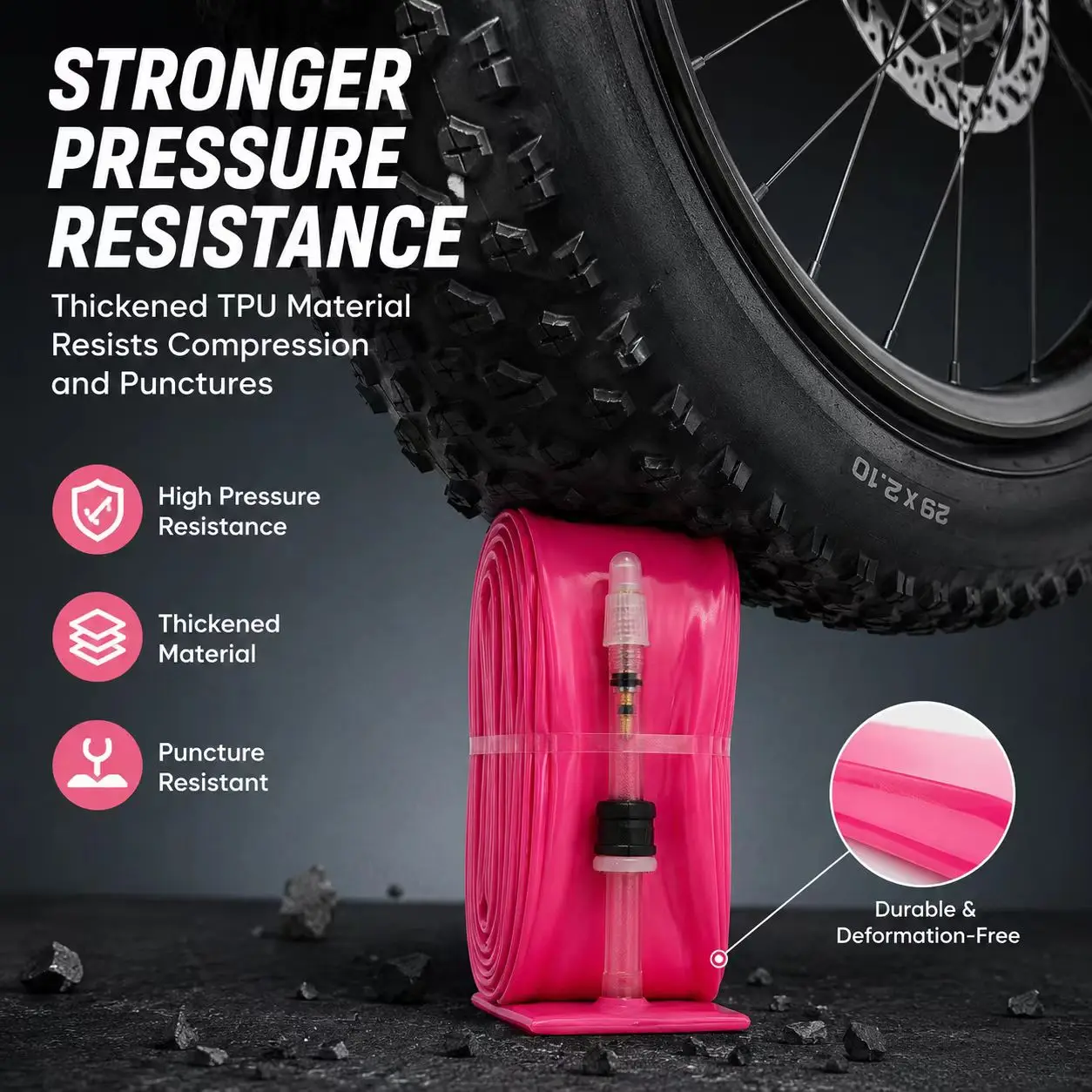 28g Ultralight Bike Inner Tube 700 X 18 25 28 Road Bicycle TPU Tire 45/65/85mm Length French Valve Super Light Tube