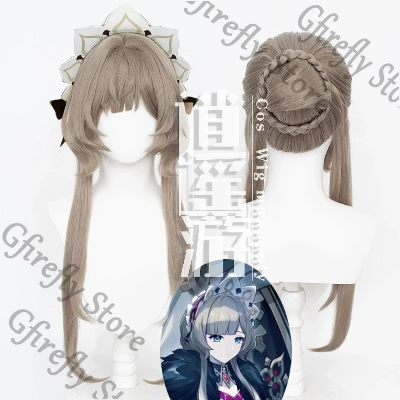 

Genshin Impact Marionette Sandrone Cosplay Costumes Periwig Wig Comic-con Ornaments Stage & Dance Wear Hallowmas Hairpiece