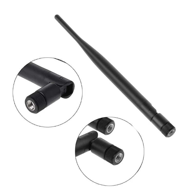 2 Packs WiFi Antenna 6dBi RP-SMA 11.8in U.FL IPEX MHF4 to RP-SMA Extension Cable for M.2 Ngff Wireless Network Card