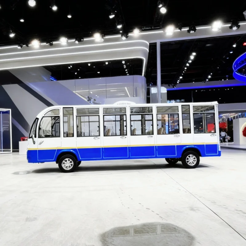 حافلة مكوكية للركاب حافلة سياحية مغلقة كهربائية، جودة عالية، موثوقية وتصميم مبتكر للسياح TransSporting #2