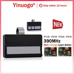 For 971LM 973LM 972LM 974LM 390MHz Security+ Garage Door Opener Remote Control With Visor Clip