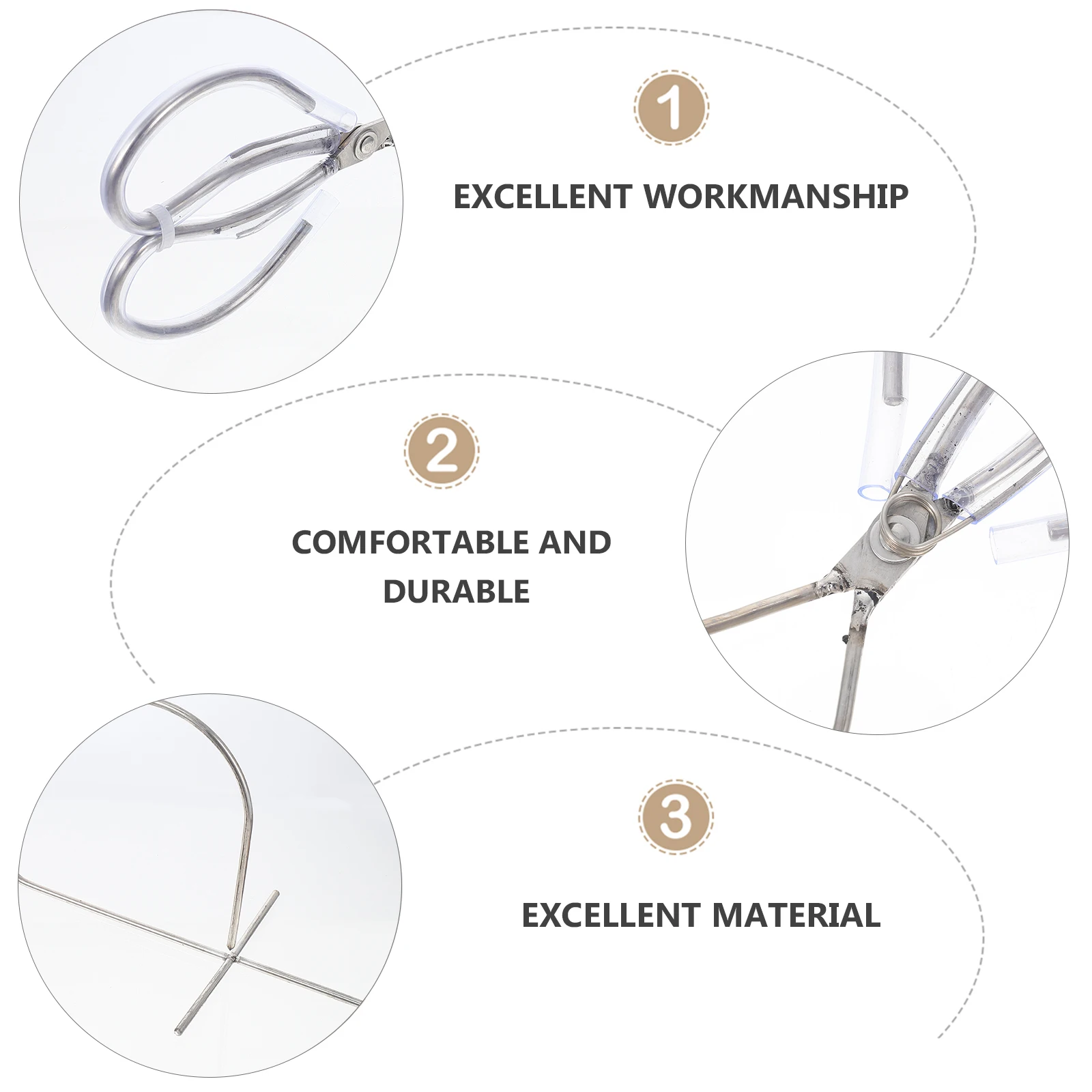 

Stainless Glazing Pliers Ceramic Tools Clay Crafts Making Glaze Holder Dipping Practical Durability