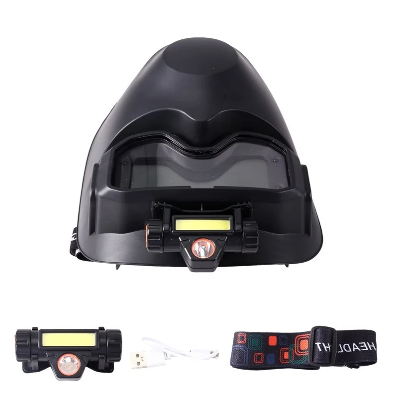 T19C Auto Darkening Welding Helmet Wide Rang Shade 4/5-9/9-13 For TIG MIG ARC Plasma Cutting