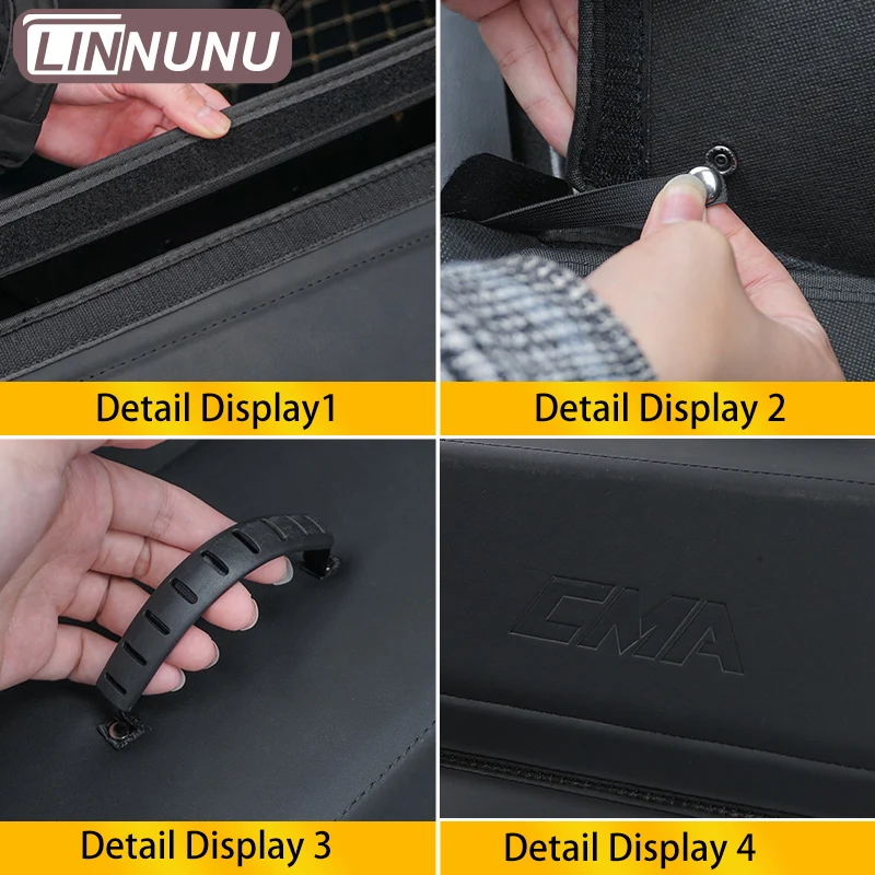 LINNUNU Fit for Geely KX11 Monjaro 2022-24 Car Trunk Storage Box multifunctional Manjaro Foldable Interior Accessories Xingyue L