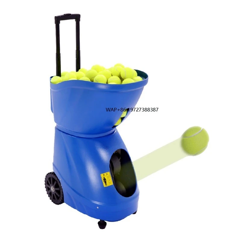 

Professional Portable Tennis Ball Machine ABS Material Factory Direct for Club Training Indoor or Outdoor Use