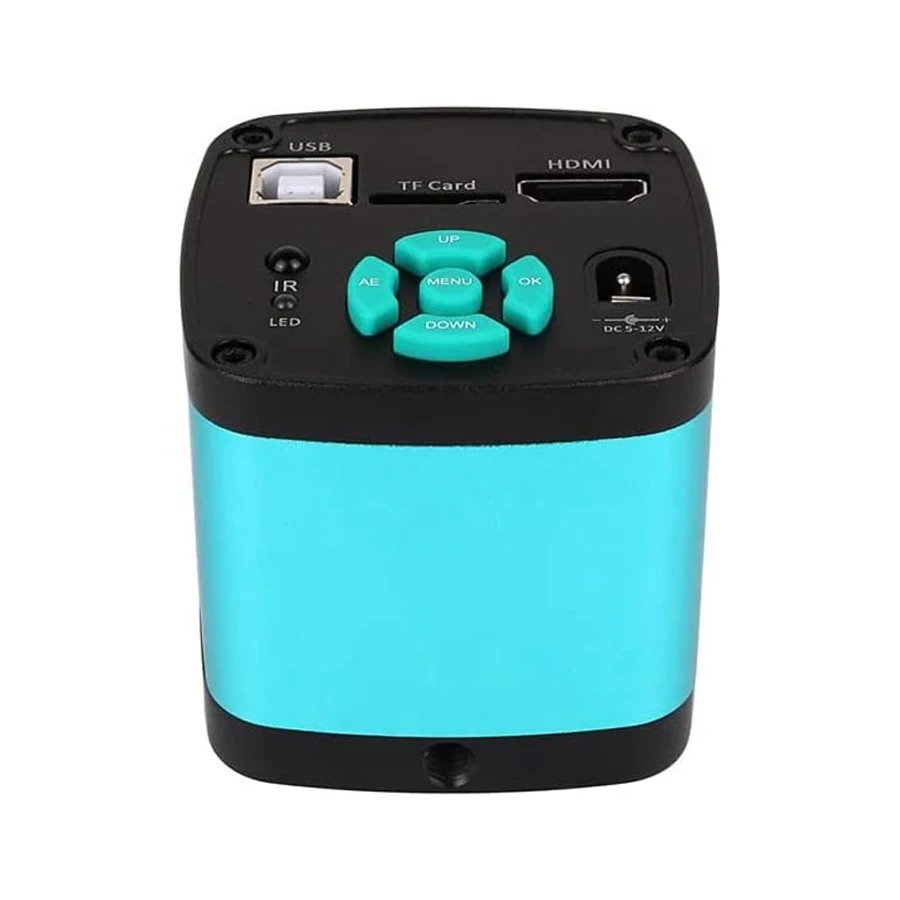 H90 4K 48MP HD.MI USB Digital Video Microscope Camera 1X-130X Zoom C-Mount Lens Bracket With Light