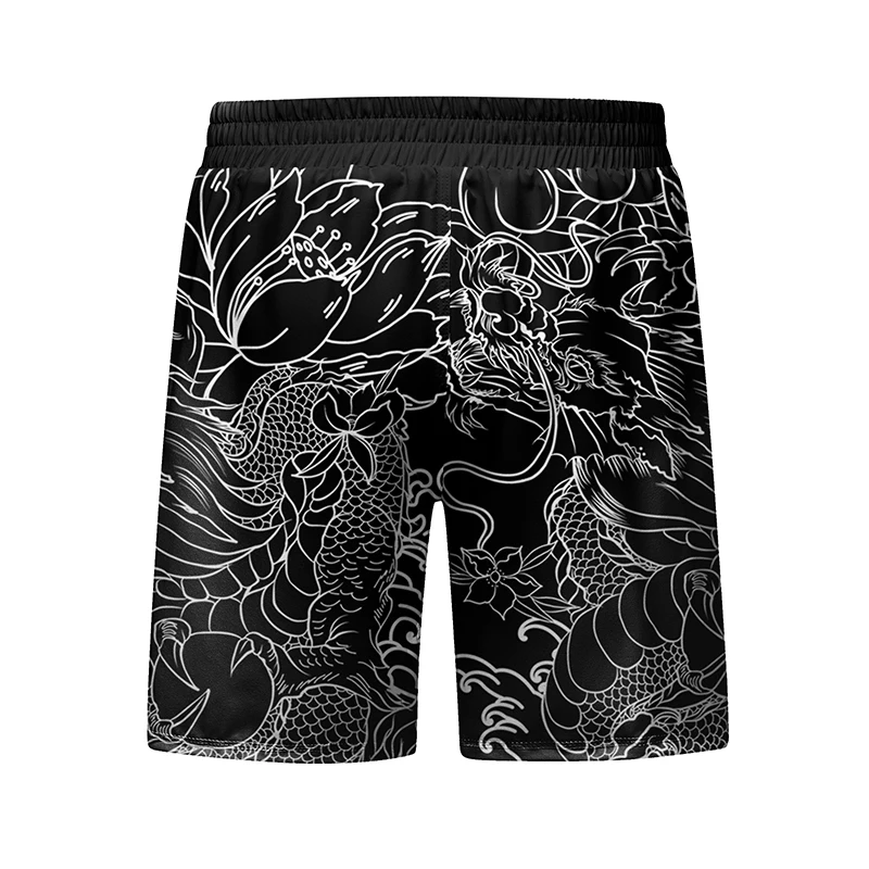 Kid\'s MMA Clothing Jiu Jitsu Rashguard T-shirt Muay Thai Shorts Gym Boy Children Basketball Running Kickboxing Sets Tracksuit