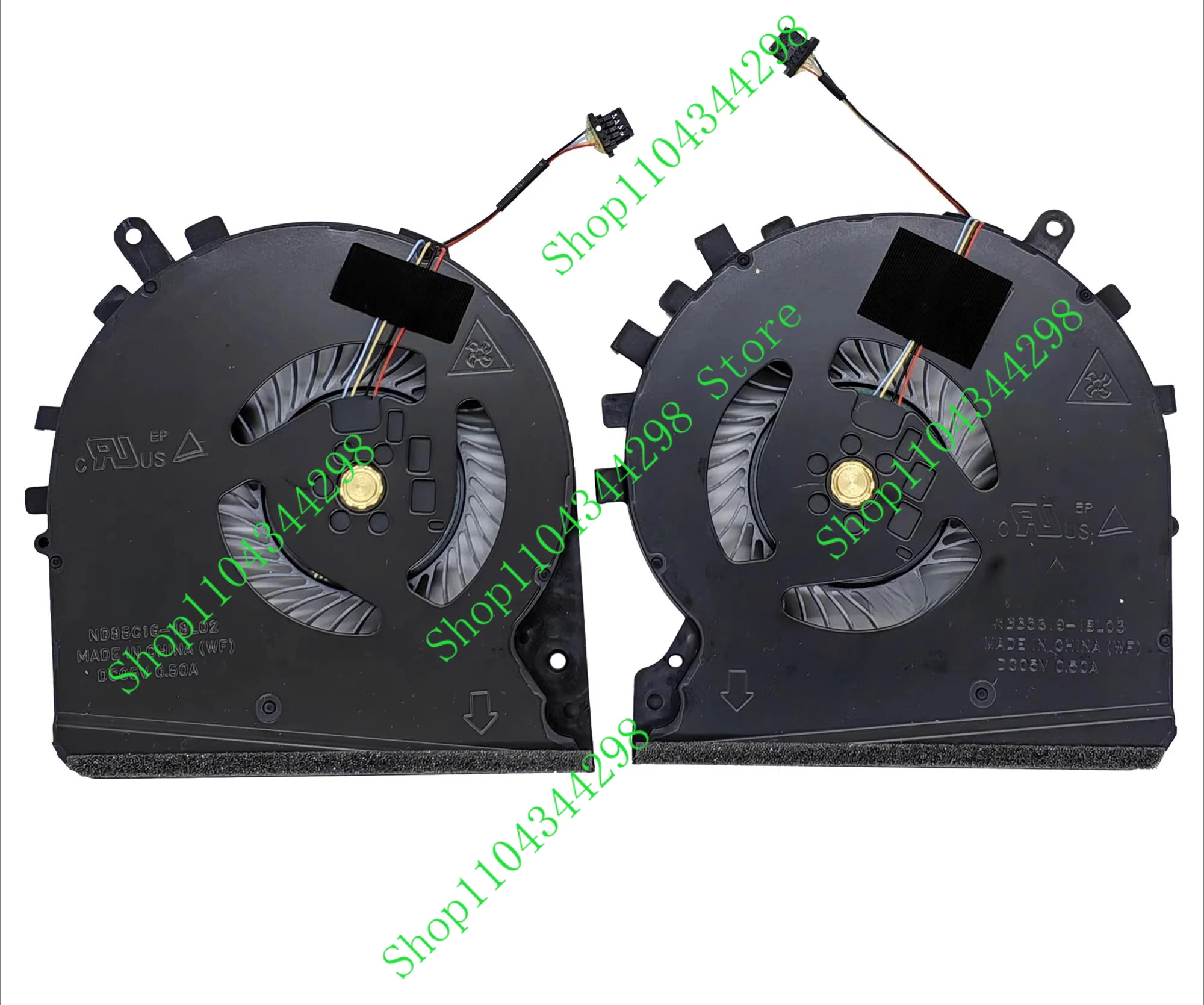 

Laptop Cooling CPU GPU Fans For HP Pavilion 15-DK TPN-C141 L57170 L56900 001 ND85C16 Gaming Notebook Graphics Card Radiator fan