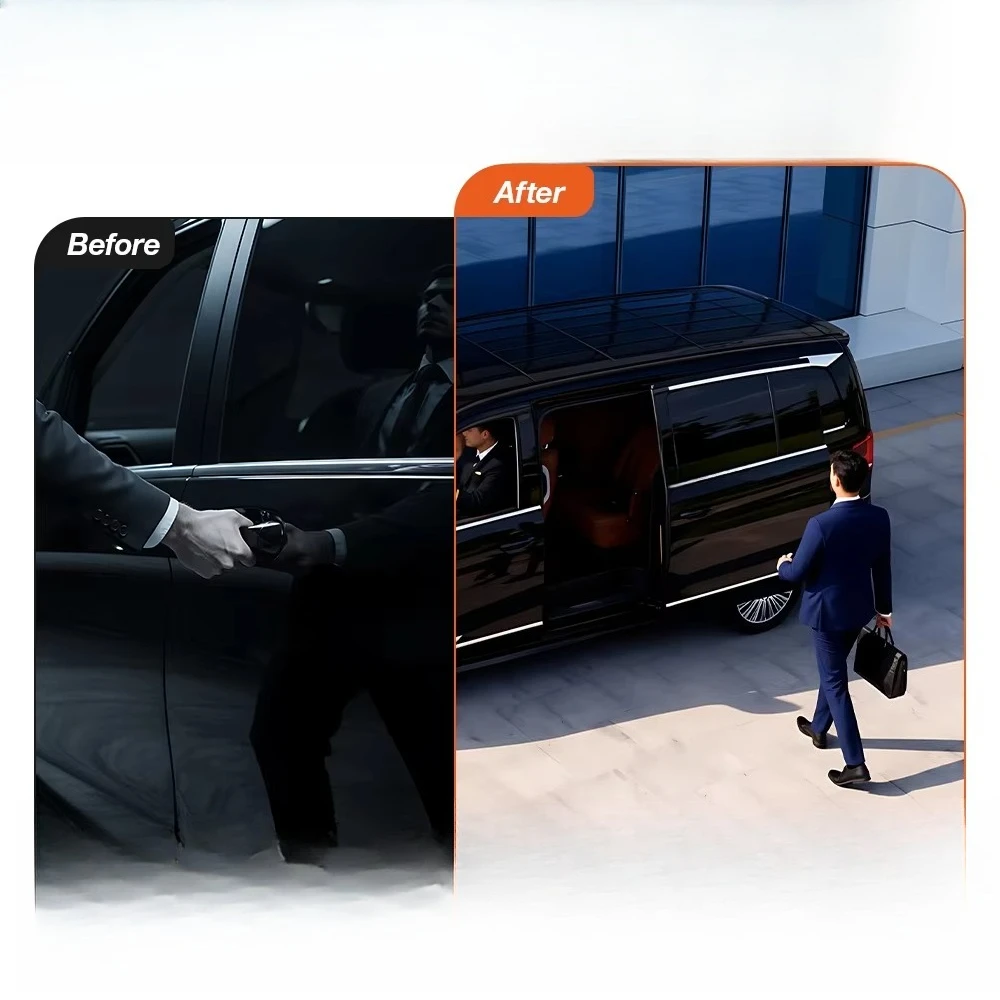 Customized Automatic Power Sliding Door System Electric Side Door Drive Kit for Commercial Van MPV Minibus Modification