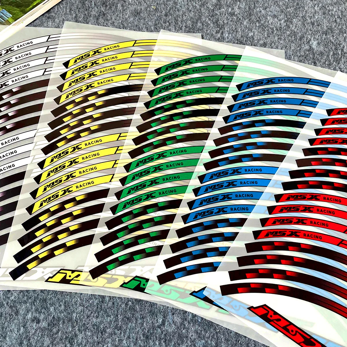 For Honda MSX-125 MSX 125 Grom Motorcycle Wheel Rim Stickers Reflective Hub Stripe Tape Scooter Ring Moto Bike Accessories Decal