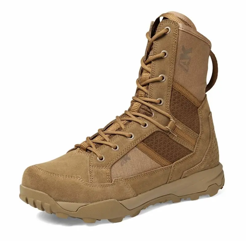 2024 New Men 8 Inch High-top Wear-resistant Non-slip Shoes High-top Desert Outdoor Breathable Boots