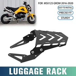Motorcycle MSX125 GROM Rear Tail Bag Luggage Rack For Honda MSX 125 GROM 125 2016-2022 2021 Cargo Support Carrier Holder Bracket