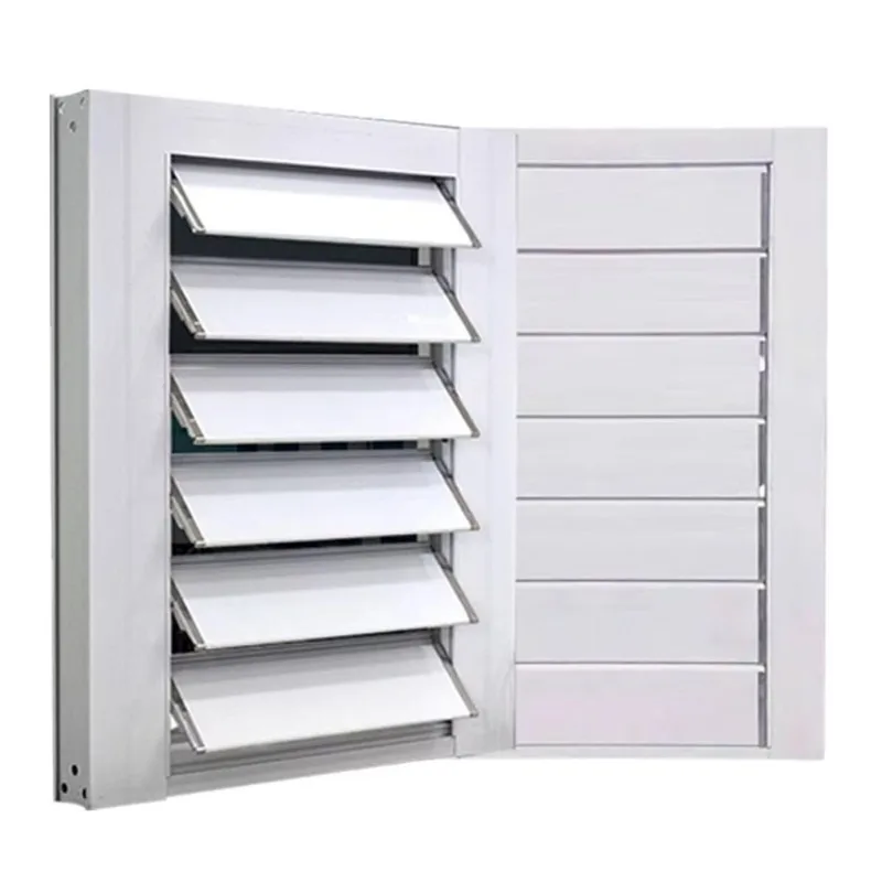 Modern design Full climate Corrosion resistant Intelligent manual Industrial factory Active aluminum blinds Windows