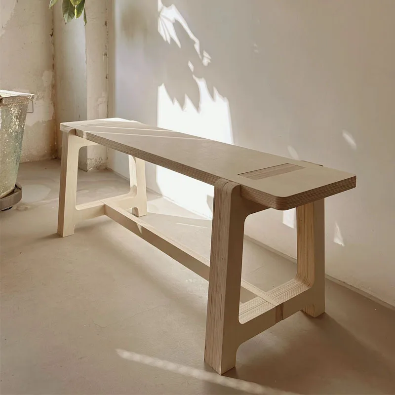 

Simple ocean board coffee shop bed and breakfast bench coffee table clothing store display birch shelves photo props