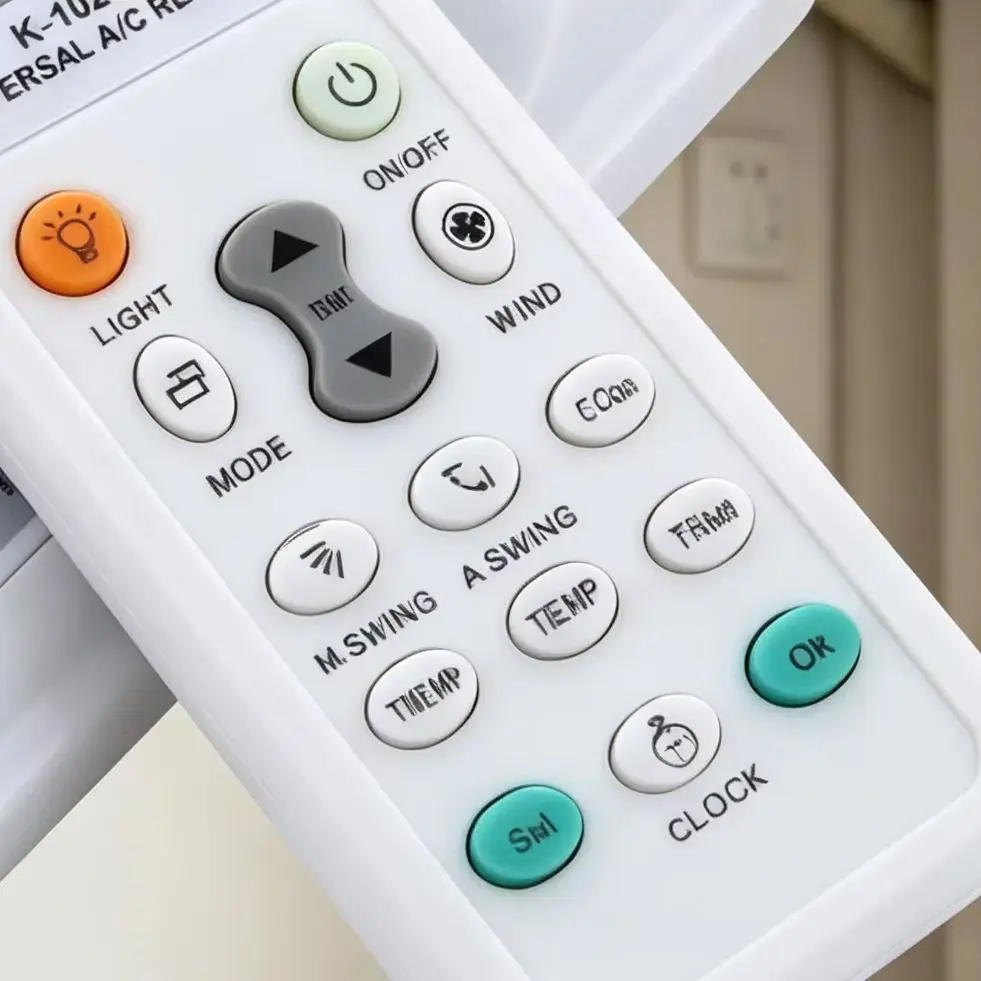 

K-1028E Universal AC Remote Control, Replacement for Gree Air Conditioner, No Programming, Instant Use, Stable & Durable!