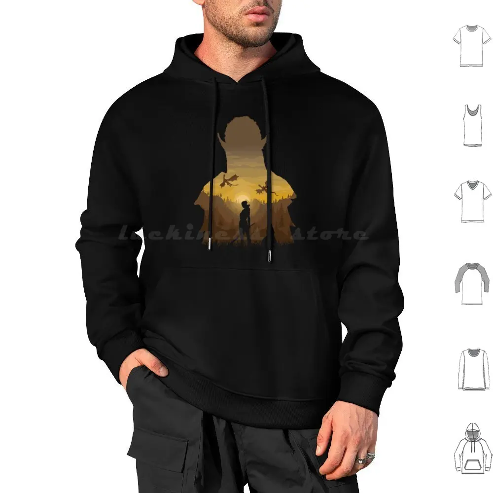 Baldurs Gate 3-Lae'Zel * Negative Illusion * Hoodie cotton Long Sleeve Laezel Baldurs Gate Baldurs Gate 3 Bg3 Baldur