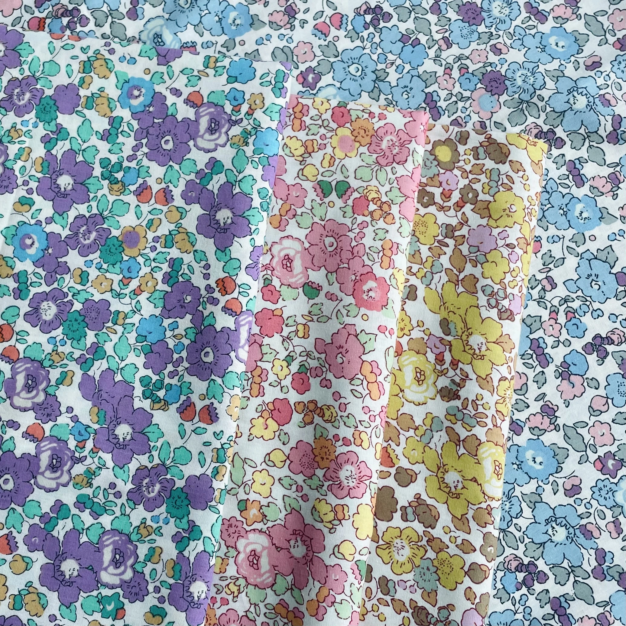 Betsy Plant Floral 100 % Baumwolle 40er Jahre Original Design Stoff Digitaldruck zum Nähen Stoff Kleider Rock Kinder Designer – Detail 10