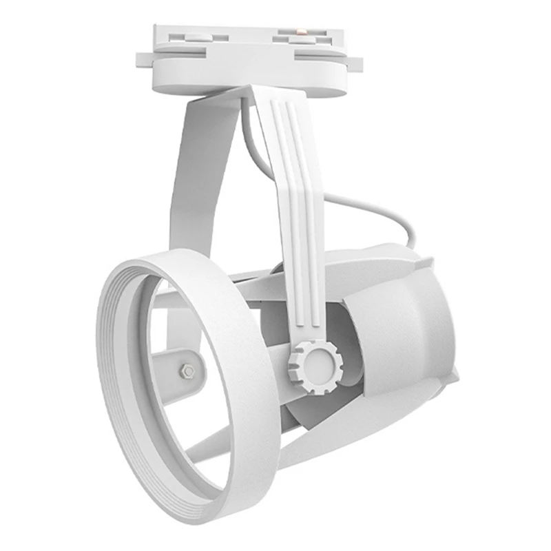 Abkp-base de lâmpada suporte de luz de pista ajustável e27 par30 suporte de luz de pista para uso comercial e doméstico