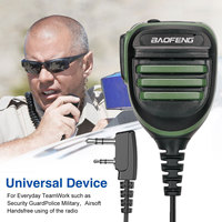 Baofeng BF-780 PTT Remote Waterproof Speaker Mic Microphone for AR-F8 Baofeng UV-S9 PLUS UV13 PRO UV-5R UV-82 888S Walkie Talkie