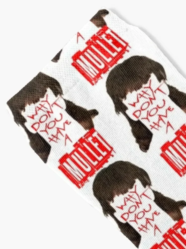 Why Don't you have a Mullet Socks funny gifts Men's retro gym Socks Men Women's