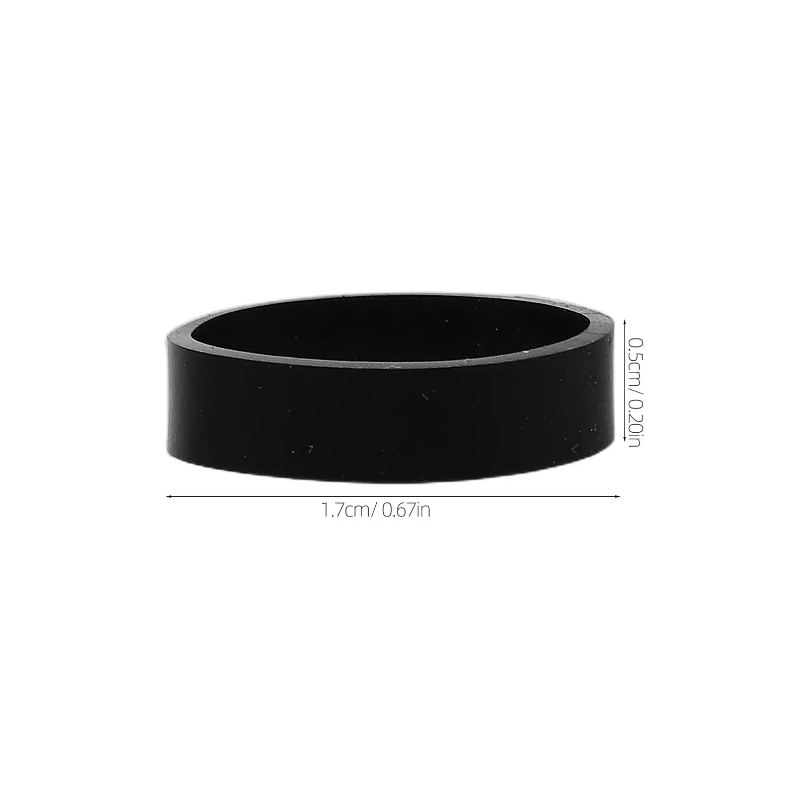 1000Pcs Cable Tie Organizer Silicone Bands Rubber Elastic Cord Ties Data Power Cable Management for Home Office School