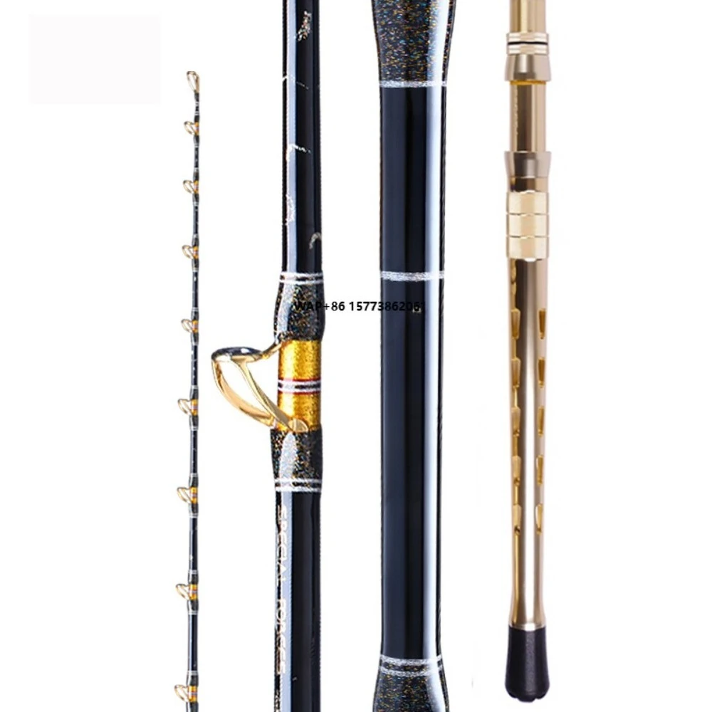 

Boat Rod ESFB 2.1-2.4m Deep Drop Fishing Rod Drag Power 35-52 Spinning Boat Rod