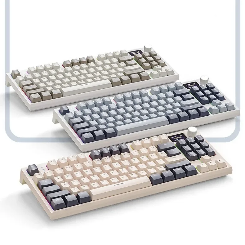 Pctenk xk86 drahtlose spiel tastatur pbt hersteller kunden spezifische heiße austauschbare mechanische tastatur