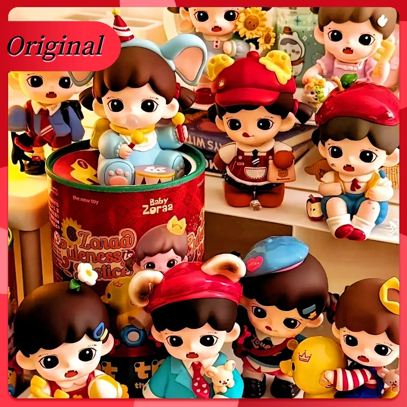 

Genuine TNT Zoraa Action Figures Cuteness Is Justice Series Kawaii Pvc Doll Movable Model Desktop Ornament Girl Surprising Gift