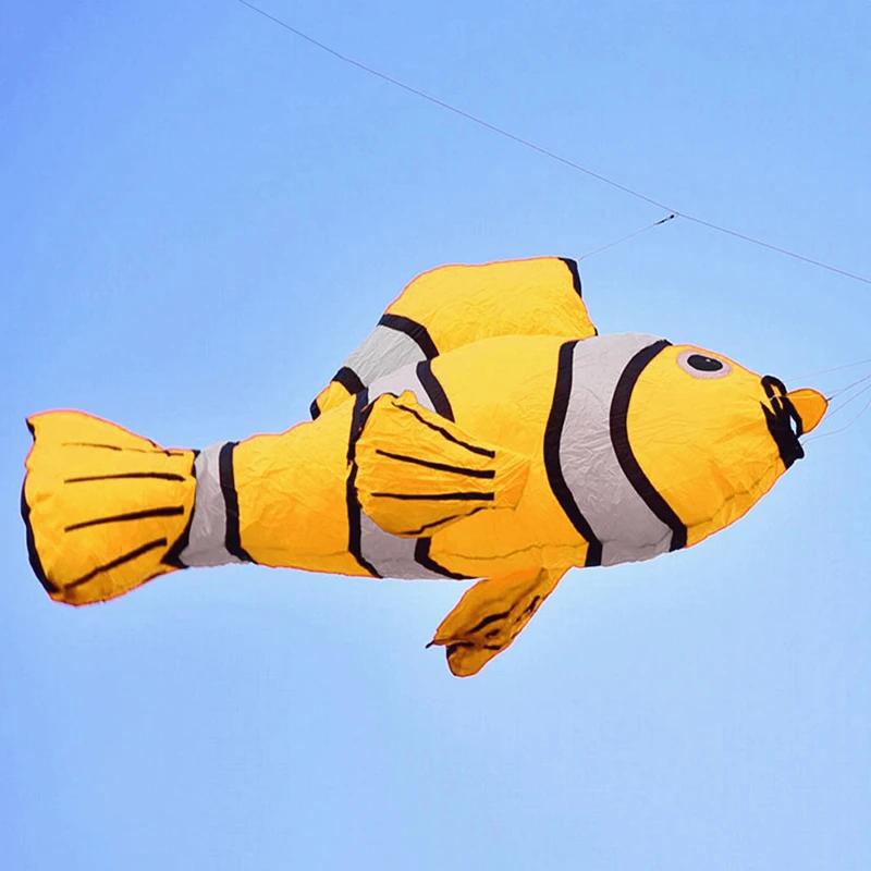 Flying fish kite pendant giant soft kite flying octopus kites flying nylon toys wind kites ultra large kite toy Kites for adults