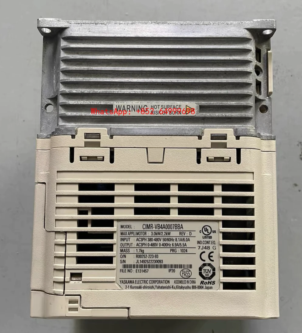 Used inverter V1000 series CIMR-VB4A0007BBA