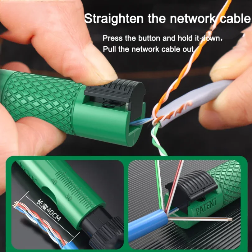 

LAOA Professional pen-type network cable straightener, super five, six or seven types of network cable splitter