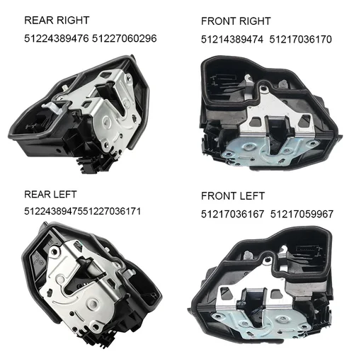 Pestillo del actuador de cerradura de puerta eléctrica para BMW E60 E65 E70 E90 E92 (1 3 5 7 M) 51217202143 51227202148 51217202146 51227202147