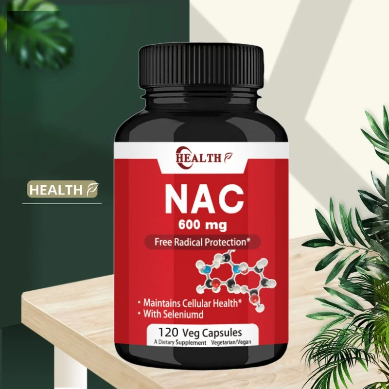 Suplemento Nac De 600mg, Promueve La Salud Celular, Aumenta La Inmunidad, Soporte De La Piel